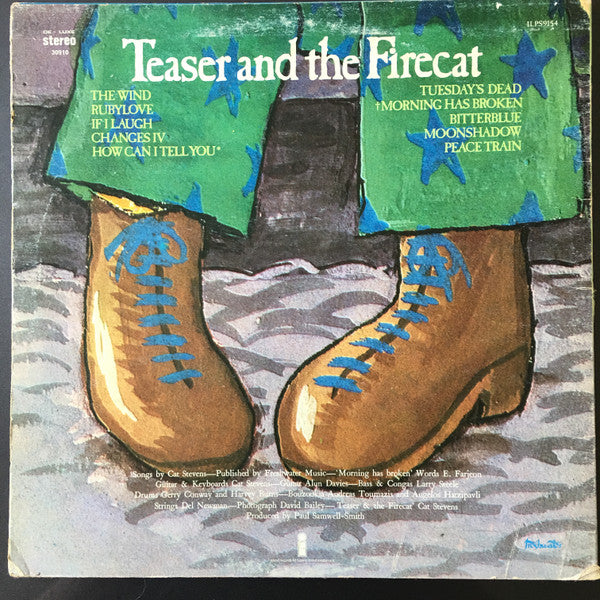 Cat Stevens : Teaser And The Firecat (LP, Album, Gat)