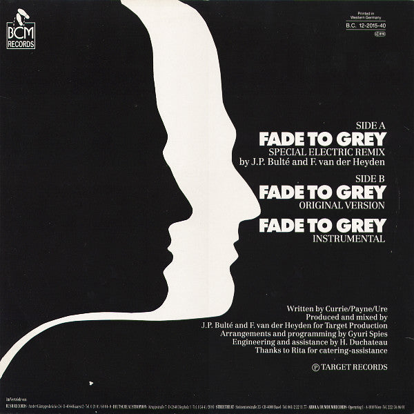 Neon : Fade To Grey (Special Electric Remix) (12")