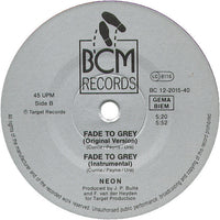 Neon : Fade To Grey (Special Electric Remix) (12")