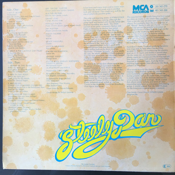 Steely Dan : Can't Buy A Thrill (LP, Album, RE, RP)