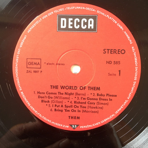 Them (3) : The World Of Them (LP, Comp, RE)