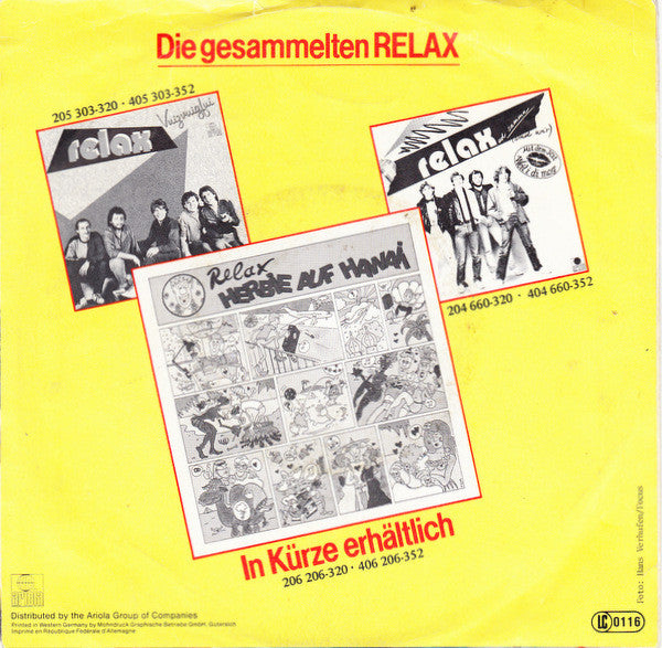 Relax (2) : Oh Rosita (7", Single)