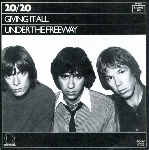 20/20 : Giving It All / Under The Freeway (7", Single)