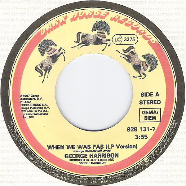 George Harrison : When We Was Fab (7", Single)