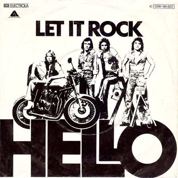 Hello : Let It Rock (7", Single)