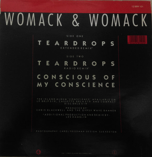 Womack & Womack : Teardrops (12")