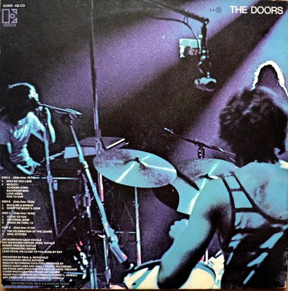 The Doors : Absolutely Live (2xLP, Album, RE)