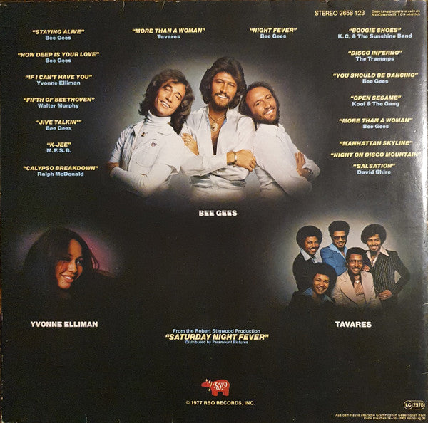 Various : Saturday Night Fever (The Original Movie Sound Track) (2xLP, Album, Comp, Gat)