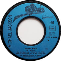 Michael Jackson : Billie Jean  (7", Single, Blu)