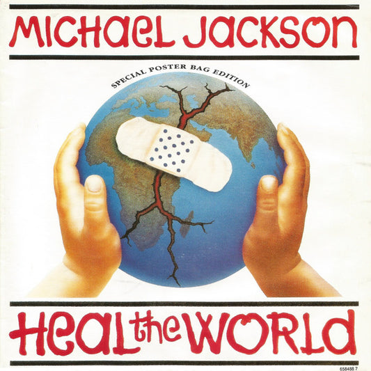 Michael Jackson : Heal The World (7", Single, S/Edition, Pos)
