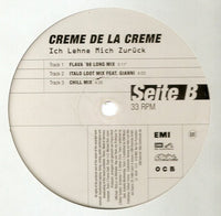 Creme De La Creme : Ich Lehne Mich Zurück (12", Promo)