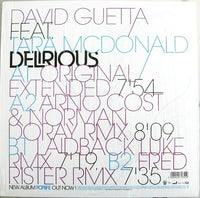 David Guetta Feat. Tara McDonald : Delirious (12")
