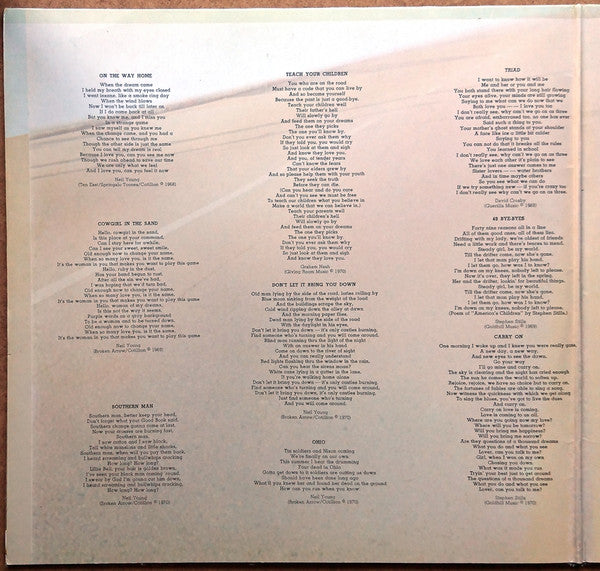 Crosby, Stills, Nash & Young : 4 Way Street (2xLP, Album, RE)