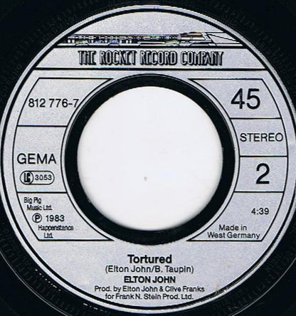 Elton John : I'm Still Standing (7", Single)