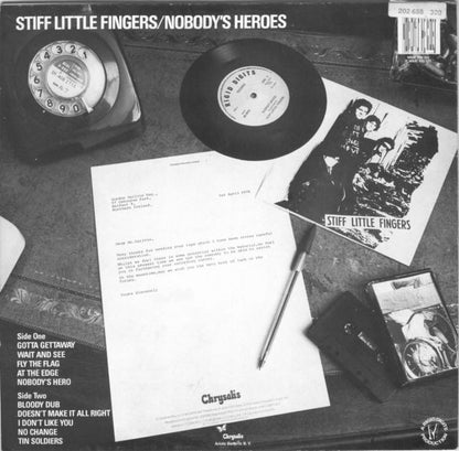 Stiff Little Fingers : Nobody's Heroes (LP, Album)