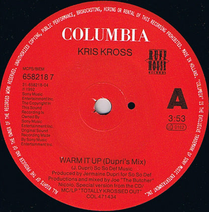 Kris Kross : Warm It Up (7", Single)