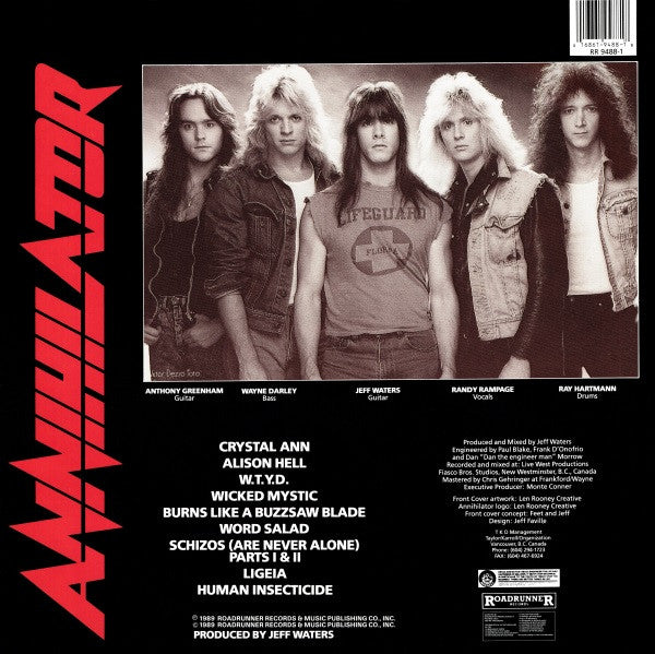 Annihilator (2) : Alice In Hell (LP, Album)