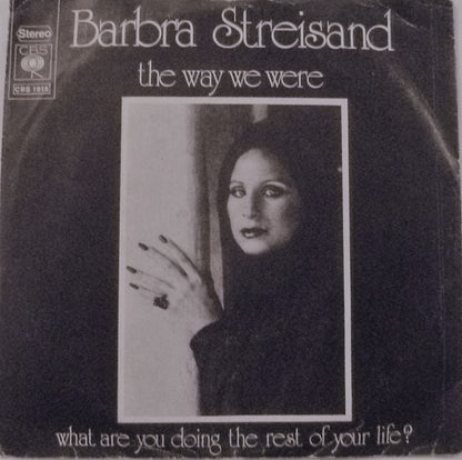 Barbra Streisand : The Way We Were (7", Single)