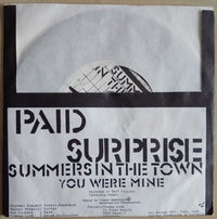 Paid Surprise : You Were Mine (7", Single)