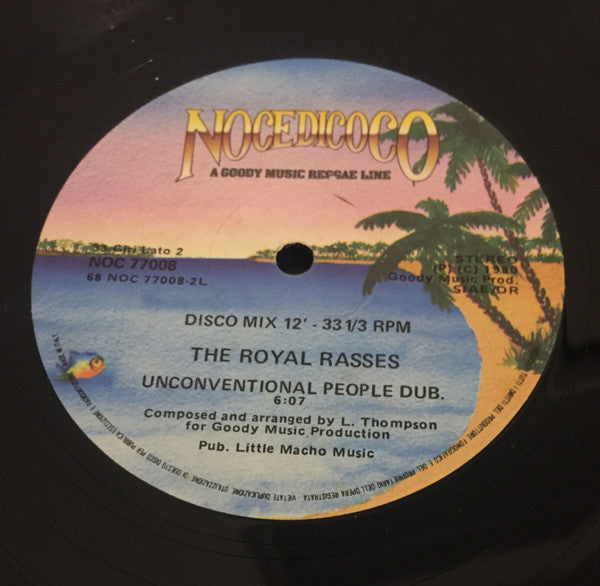 The Royal Rasses : Unconventional People (12", Maxi)