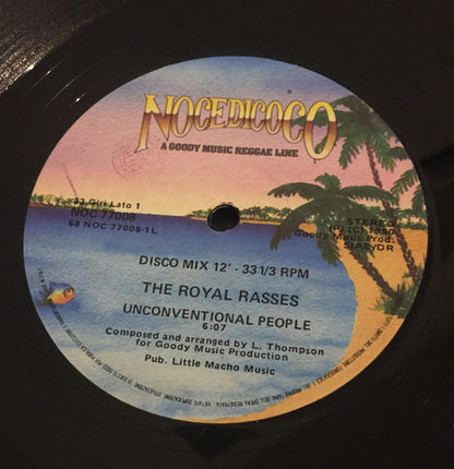 The Royal Rasses : Unconventional People (12", Maxi)