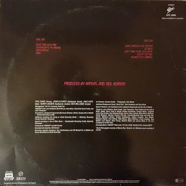 Kansas (2) : Drastic Measures (LP, Album)