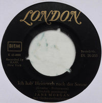 Jane Morgan : Deine Liebe - Meine Liebe / Ich Hab' Heimweh Nach Der Sonne (7", Single, Mono)