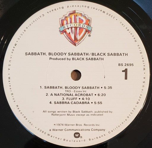 Black Sabbath : Sabbath Bloody Sabbath (LP, Album, RE, Win)