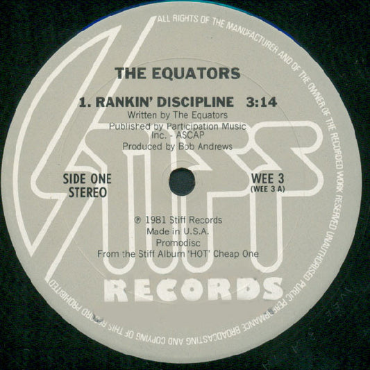The Equators : Rankin´ Discipline (12", Promo)