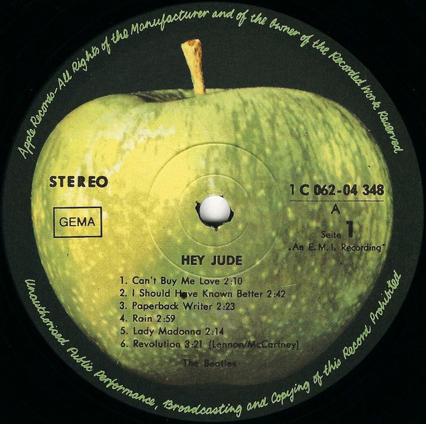 The Beatles : Hey Jude (LP, Comp, RE)