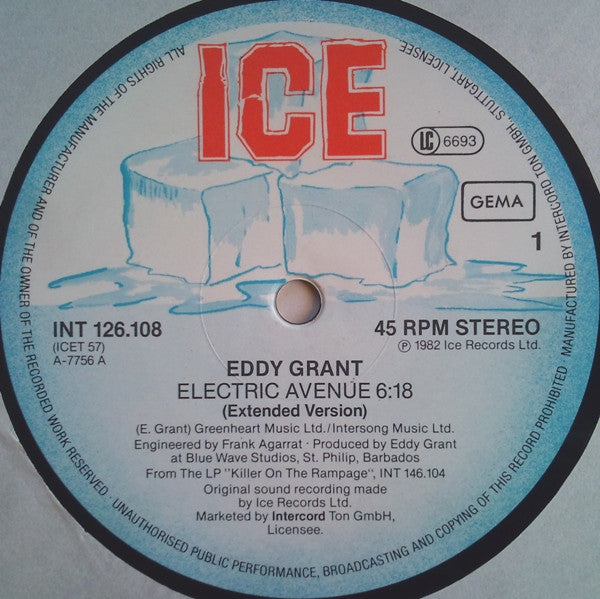 Eddy Grant : Electric Avenue (12", Single)