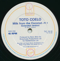 Toto Coelo : Milk From The Coconut (12")