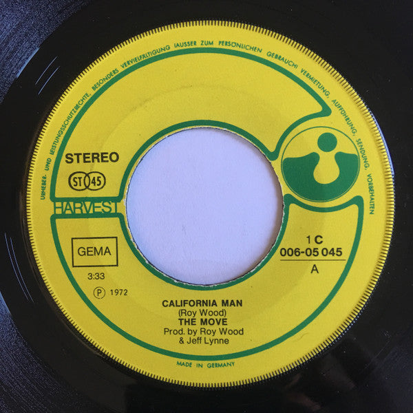 The Move : California Man (7")