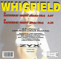 Whigfield : Saturday Night (7")