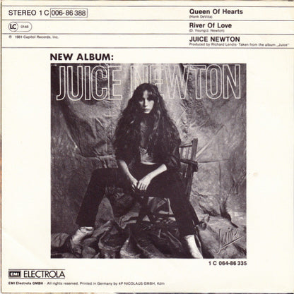 Juice Newton : Queen Of Hearts (7", Single)