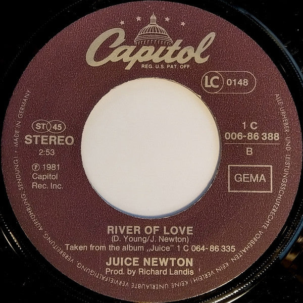Juice Newton : Queen Of Hearts (7", Single)