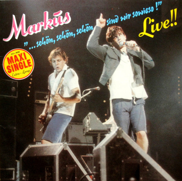 Markus (6) : Schön Sind Wir Sowieso (12", Maxi)