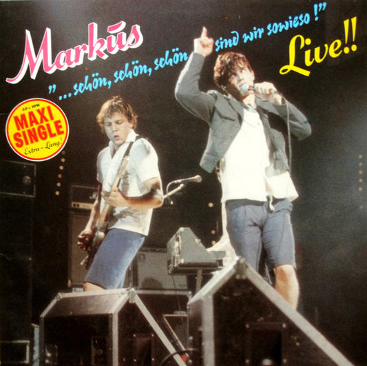 Markus (6) : Schön Sind Wir Sowieso (12", Maxi)