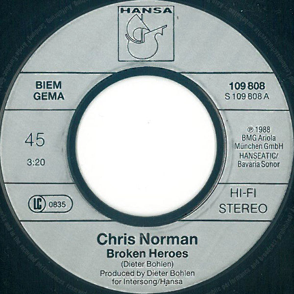 Chris Norman : Broken Heroes (7", Single)
