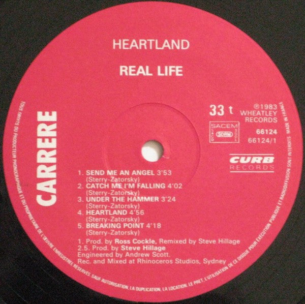 Real Life : Heartland (LP, Album)