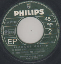 Jacques Hustin : La Gavroche (7", EP, Mono)