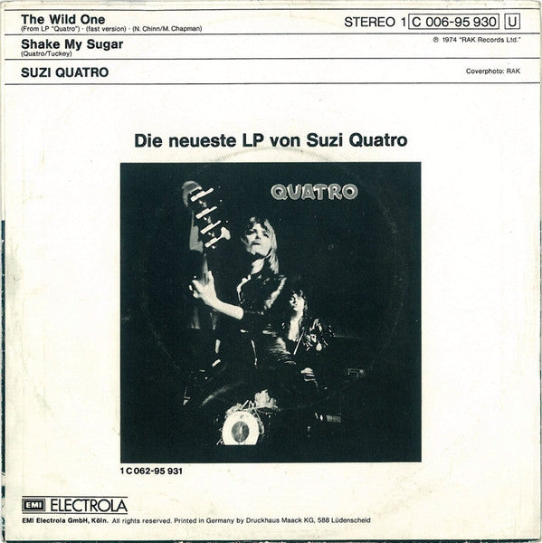 Suzi Quatro : The Wild One (7", Single)