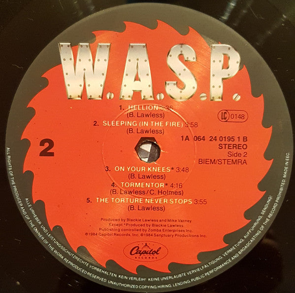 WASP* : WASP (LP, Album)