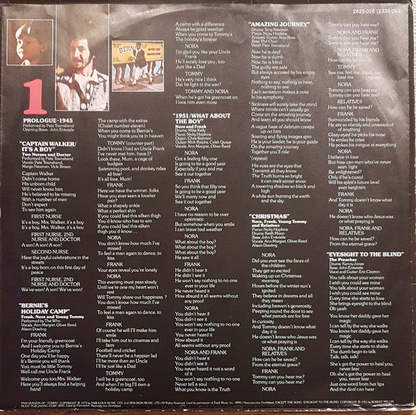 Various : Tommy (Original Soundtrack Recording) (2xLP, Album, RE, Gat)