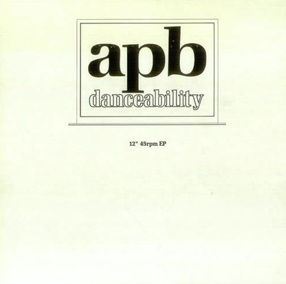 Apb (2) : Danceability (12", EP)