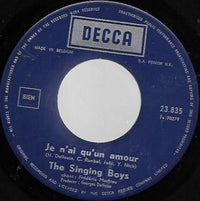 The Singing Boys & Frédéric Mathieu : Pres De Toi Mon Amour (7", Single)
