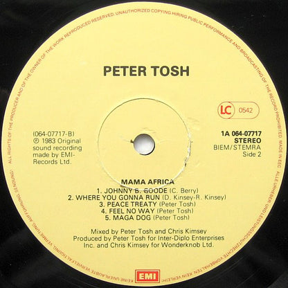 Peter Tosh : Mama Africa (LP, Album)