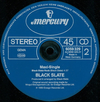 Black Slate : Amigo / Black Slate Rock (12", Maxi)