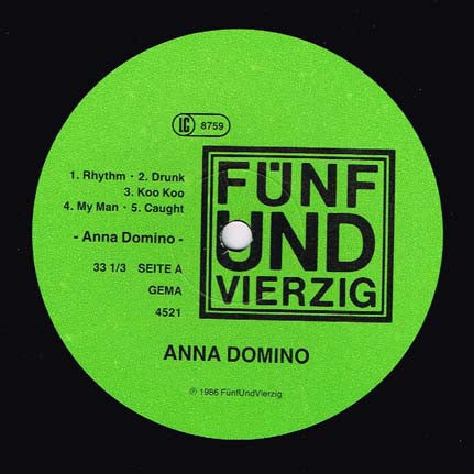 Anna Domino : Anna Domino (LP, Album)