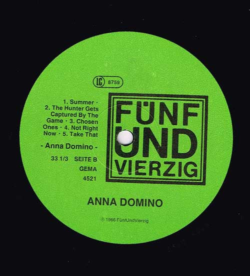 Anna Domino : Anna Domino (LP, Album)